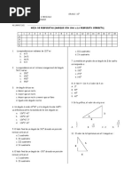 Examen de Ángulos y Medidas Angulares