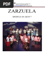 Zarzuela: Module in Arts 7