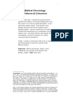 Biblical Chronology: Patterns & Coherence