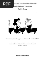 Eighth Grade: Centro de Educación Básica Rafael Pineda Ponce N 2 Annual Scheduling of English Class