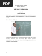 Advanced Operations Research Prof. G. Srinivasan Department of Management Studies Indian Institute of Technology, Madras