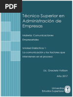 TSAE Unidad DidÃ¡ctica 1 - Comunicaciones Empresariales