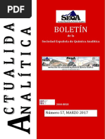 Boletín Boletín: de La Sociedad Española de Química Analítica