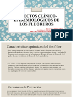 Unidad 3 Aspectos Clínico-Epidemiológicos de Los Fluoruros