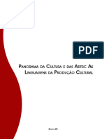 Panorama Da Cultura e Das Artes As Linguagens Da Producao Cultural