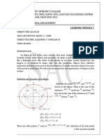 PreCalculus - Module 3