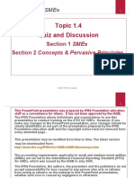 Topic 1.4 Quiz and Discussion: The Ifrs For Smes