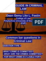 Dean Festin's Crim Guide Outline PDF