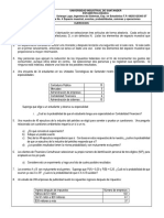 Guía No. 4 Espacio Muestral, Eventos, Probabilidades, Axiomas, Operaciones