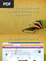 How To Upload and Share Materials On Twinspace