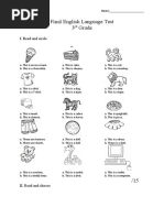 Final English Language Test 3 Grade: I. Read and Circle