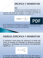 5 - Energia Especifica y Momentum