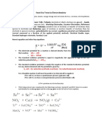 Electrochemistry Questions