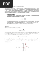 Asíntotas Verticales y Horizontales