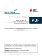 Protein Glycation A Firm Link To Endothelial Cell Dysfunction