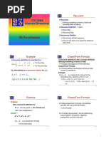 08 Recurrences: ICS 2603 Discrete Structures