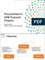 ADB Procurement - Selection of Consultant - Final