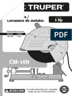 Tronzadora / Cortadora de Metales: Instructivo para