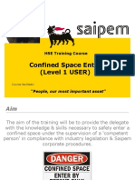 S151-PPT - Confined Space Entry (Level 1 User) Rev.01