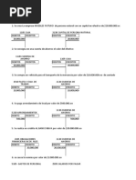 Ejercicios Contabilidad, Asientos Simples y Compuestos