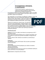 Esterilización y Desinfección