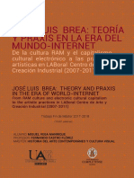 Jose Luis Brea Teoria y Praxis en La Era PDF