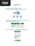 Survey123 Tips