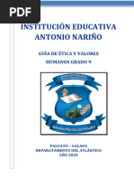 Guia Ética y Valores 9° PDF