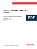 Purelink Pro 96 Rna Purification Kit: User Guide