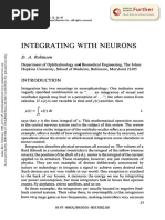 Integrating With Neurons: Ann. Rev. Neurosci. 1989. 12,' 33 - 45