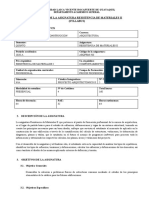 Syllabus 2020 A ARQ RESISTENCIA DE MATERIALES II