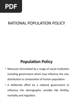 National Population Policy