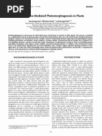 Phytochrome-Mediated Photomorphogenesis in Plants: Journal of Plant Biology, June 2007, 50 (3) : 230-240