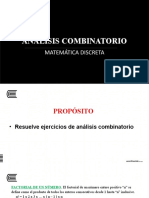 Semana 05 - Sesión 13 Análisis Combinatorio