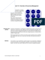 Content Sheet 14-1: Overview of Occurrence Management: Role in Quality Management Systems