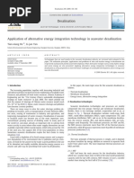 Application of Alternative Energy Integration Technology in Seawater Desalination