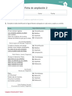 Ficha de Ampliación 2 Santillana