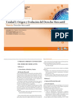 Origen y Evolución Del Derecho Mercantil