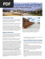 Erosion and Sediment Control: A Guide For Individual Building Sites