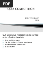 Quiz Competition: B.MLT and B.Rdit 2018