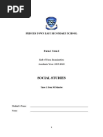 Social Studies Form 1 Term 1