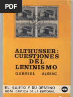 Albiac-Gabriel-Althusser-Cuestiones Del Leninismo