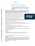 Effects of Fixed or Self-Titrated Dosages of Sativex On Cannabis Withdrawal and Cravings