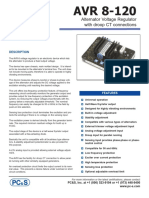 Alternator Voltage Regulator With Droop CT Connections: Description