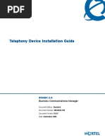 BCM50 Telephony Device Installation Guide