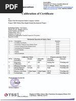 Calibration Certificate 