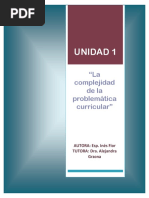 U1GC - La Complejidad de La Problematica Curricular PDF