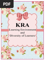 Learning Environment and Diversity of Learners