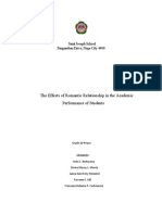 The Effects of Romantic Relationship in The Academic Performance of Students (DRAFT)