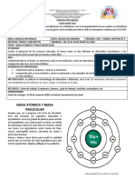 Guia 3. Masa Atomica y Masa Molecular